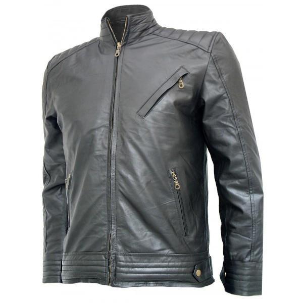 Bourne Legacy Jeremy Renner Black Leather Jacket