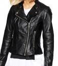 Black Women Biker Leather Jackets - Xosack