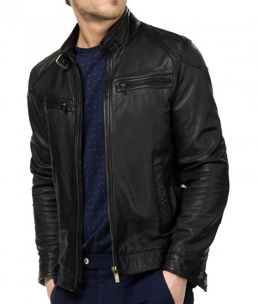Bluster Men Biker Leather Jackets