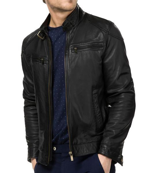 Men Biker Leather Jackets: Bluster - Xosack