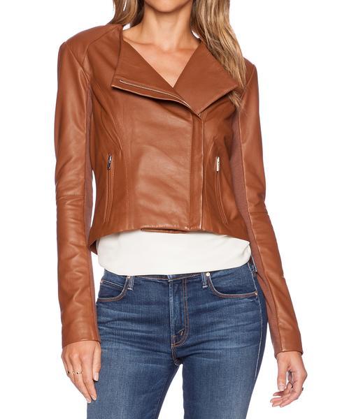 Brooze Women Biker Leather Jackets