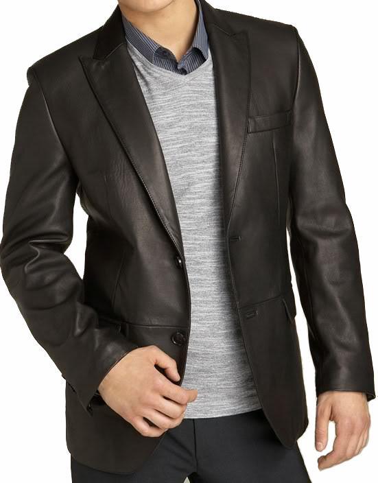 Gorgia Men Leather Blazers - Xosack