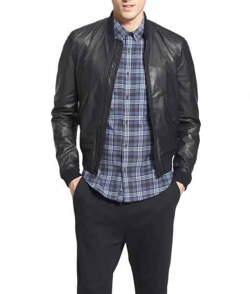 Jetblack Mens Bomber Leather Jackets