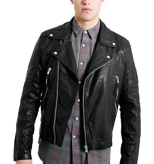 Lac Men Biker Leather Jackets - Xosack