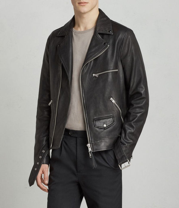 Kodey Leather Bike Jacket