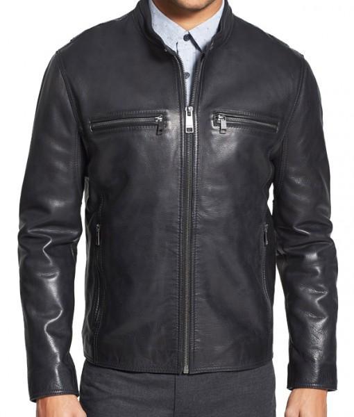 Obey Men Classic Leather Jackets