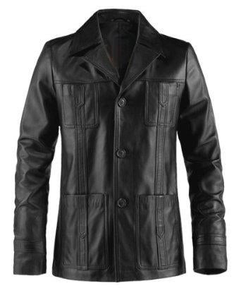 Puffer Men Leather Coats