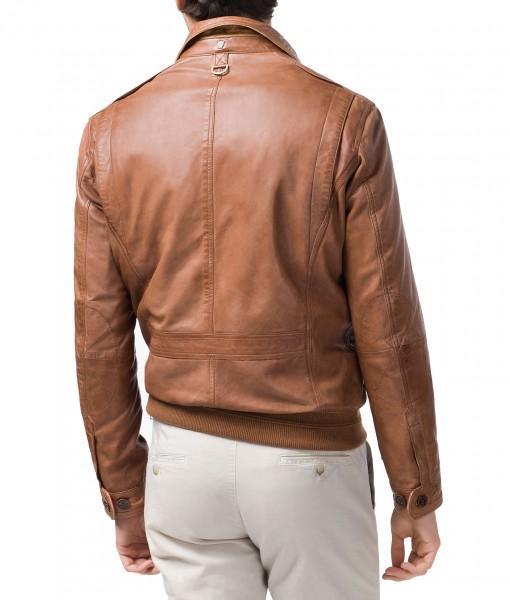 Men Leather Bomber Jackets: Rocko - Xosack