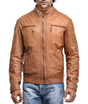 Rohnny Men Biker Leather Jackets