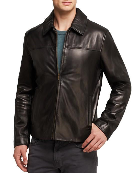 Smooth Men Classic Leather Jackets