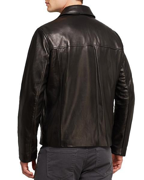 Smooth Men Classic Leather Jackets