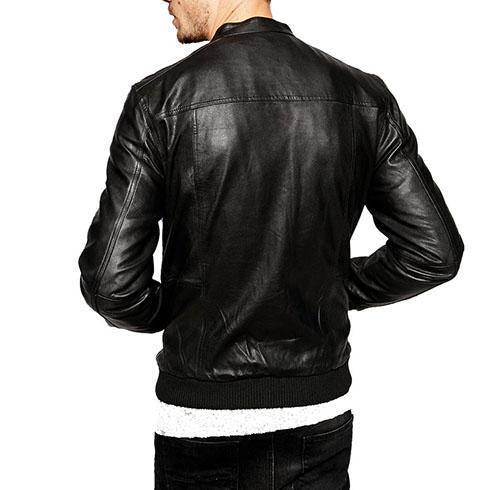 Spinner Men Bomber Leather Jackets