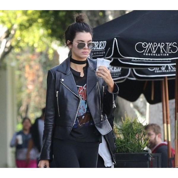 Kendall Jenner Olivia Wilde Biker Jacket
