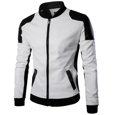 new leather jacket men Leather