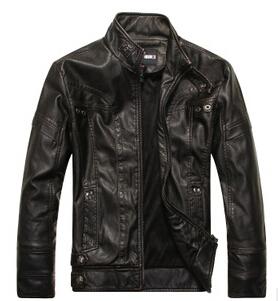 jaqueta de couro masculina Bomber leather jacket