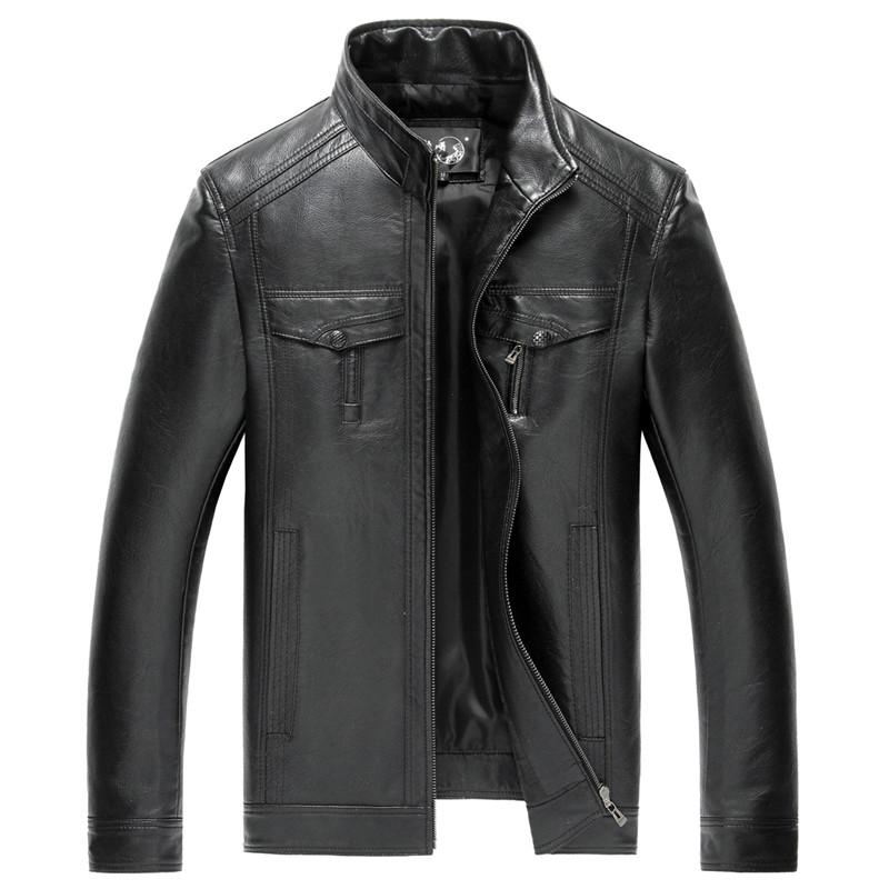 AIBIANOCEL New Mens Leather Jackets