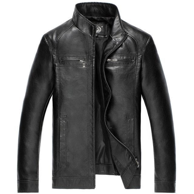 AIBIANOCEL New Mens Leather Jackets
