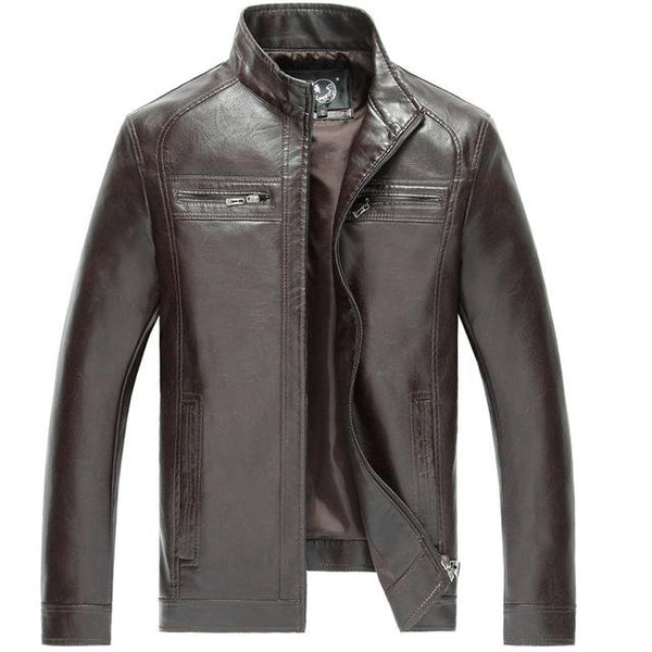 AIBIANOCEL New Mens Leather Jackets