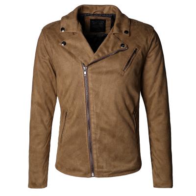 Men motorcycle bikers zipper jacket men