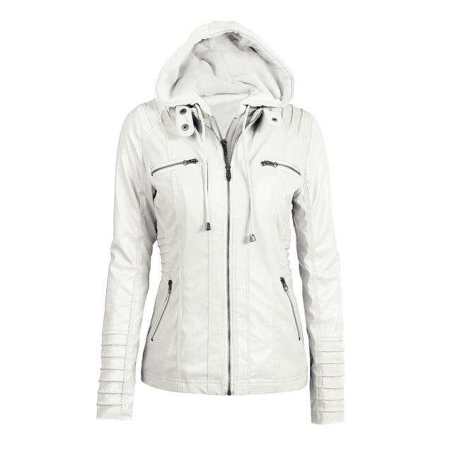 Autumn Winter Women  Leather Jacket