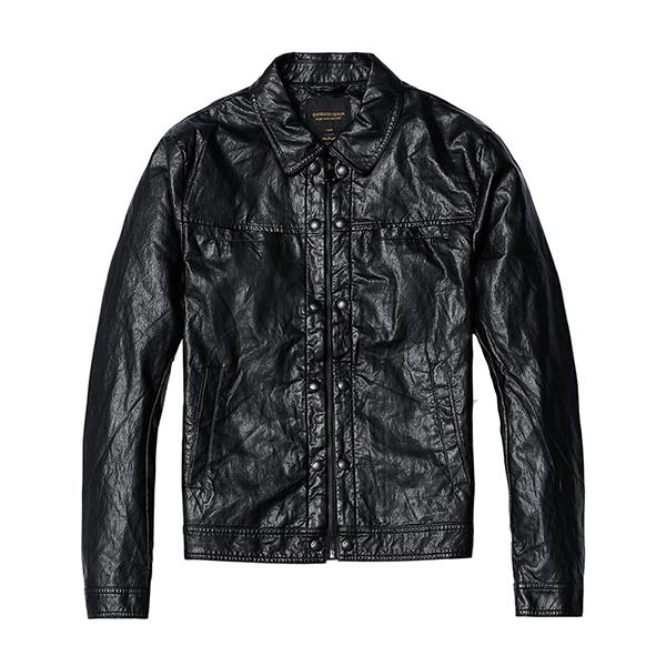 SIMWOOD PU leather jacket men