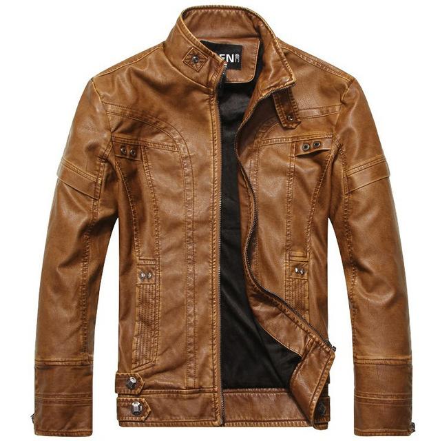 ZOEQO New arrive brand motorcycle leather jacket