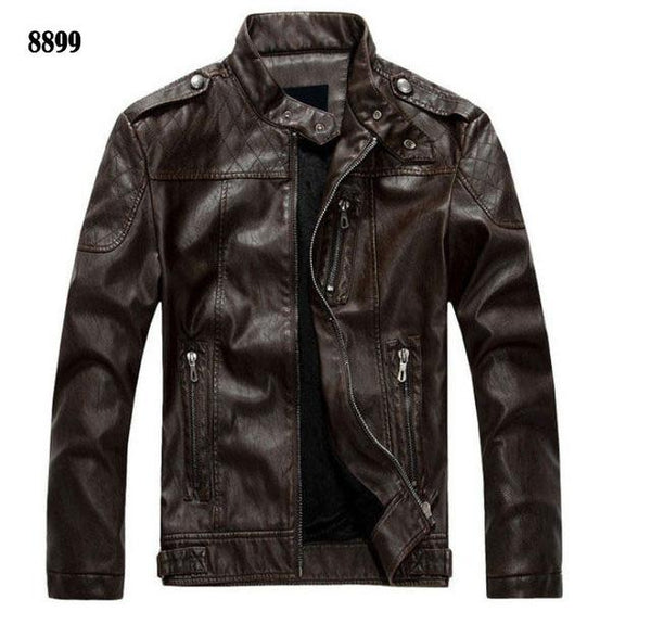 ZOEQO New arrive brand motorcycle leather jacket