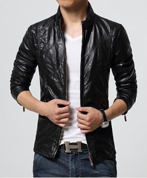 Autumn Soft  Leather Jackets Men