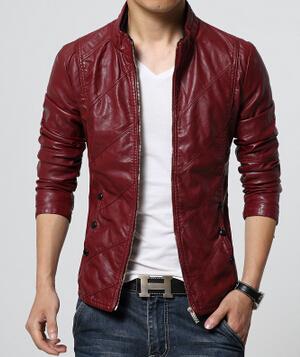 Autumn Soft  Leather Jackets Men