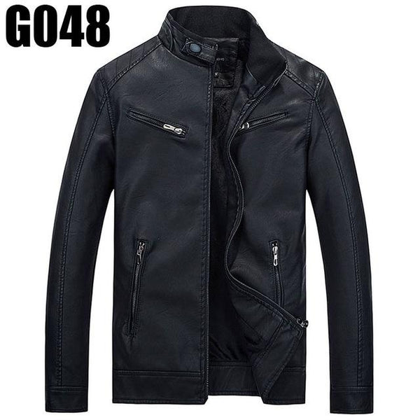 Fall Top Quality Boutique Brand Leather Jacket